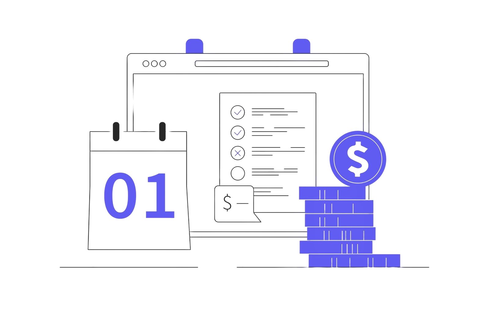 money-payment-date-schedule-agenda-calendar-task-list-cash-schedule-reminder-notice-tax-web